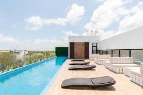 Fantastic Holiday Apartment Premium Infinity Pool in Rooftop Terrace In Tulum Great WiFi